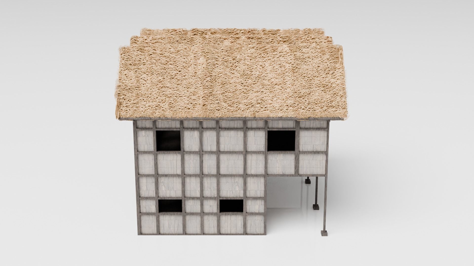 Medieval Tavern Low-poly 3D model_8