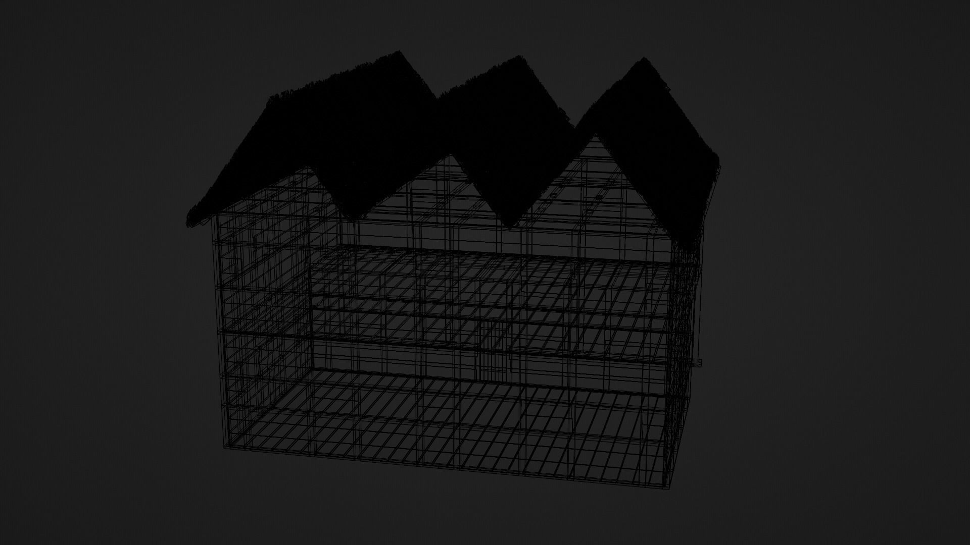 Medieval Tavern Low-poly 3D model_14