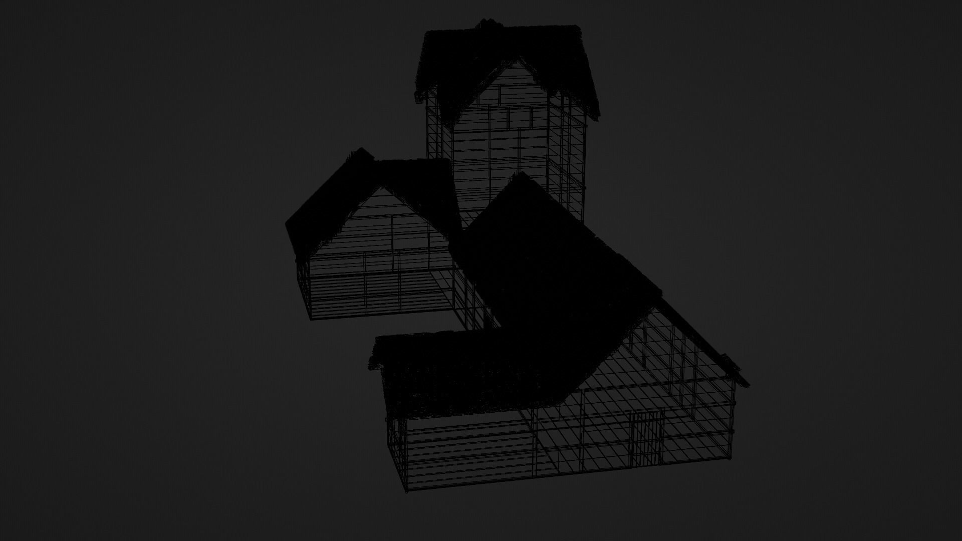 Medieval Inn Low-poly 3D model_11