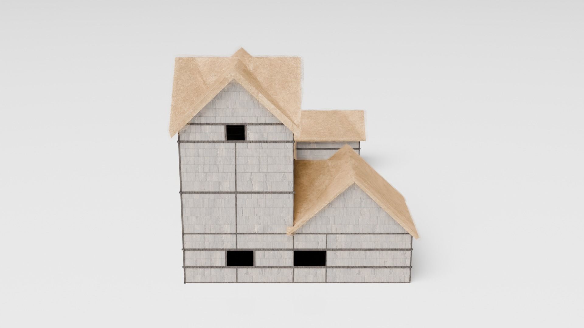 Medieval Inn Low-poly 3D model_8