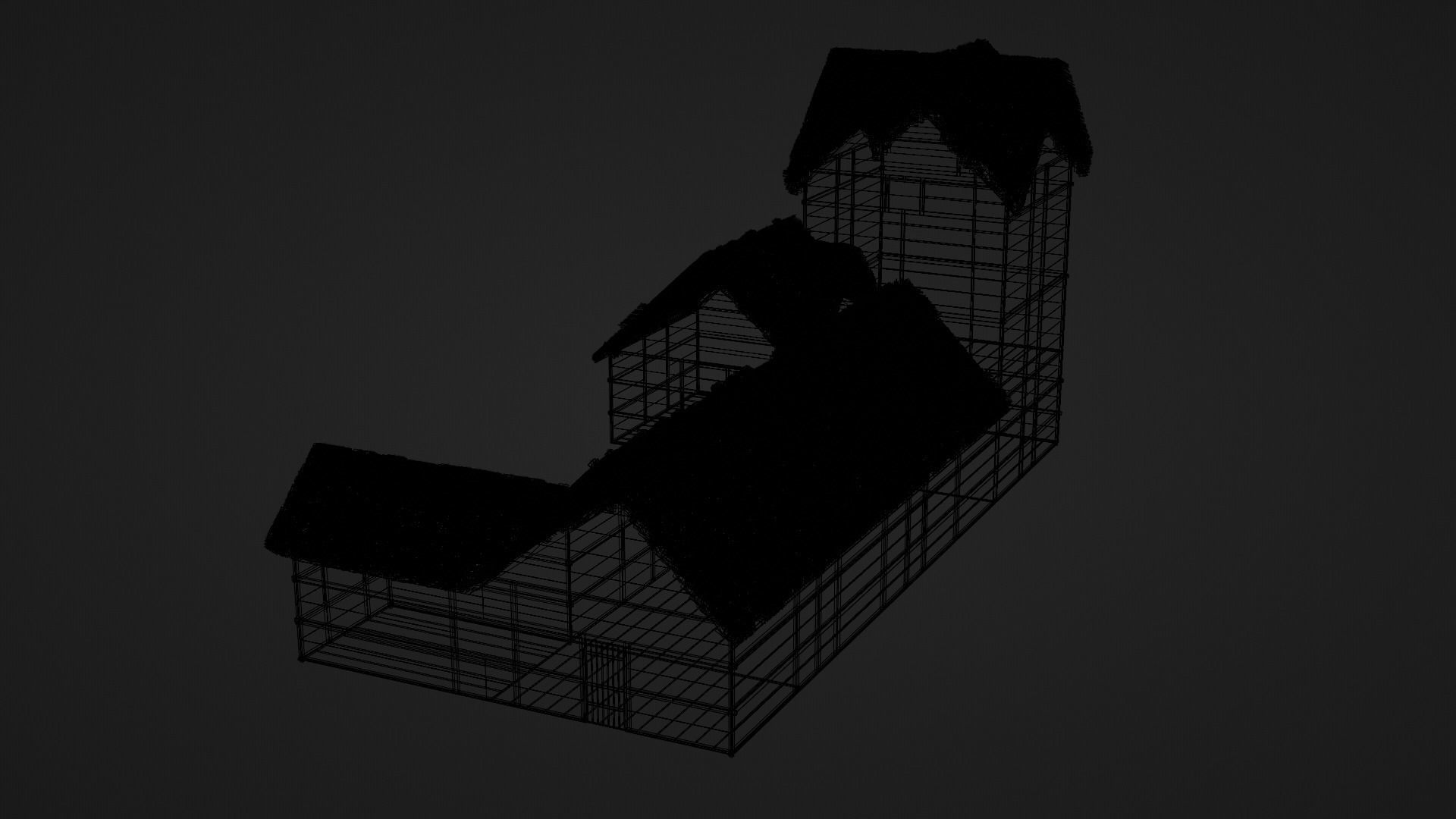 Medieval Inn Low-poly 3D model_12