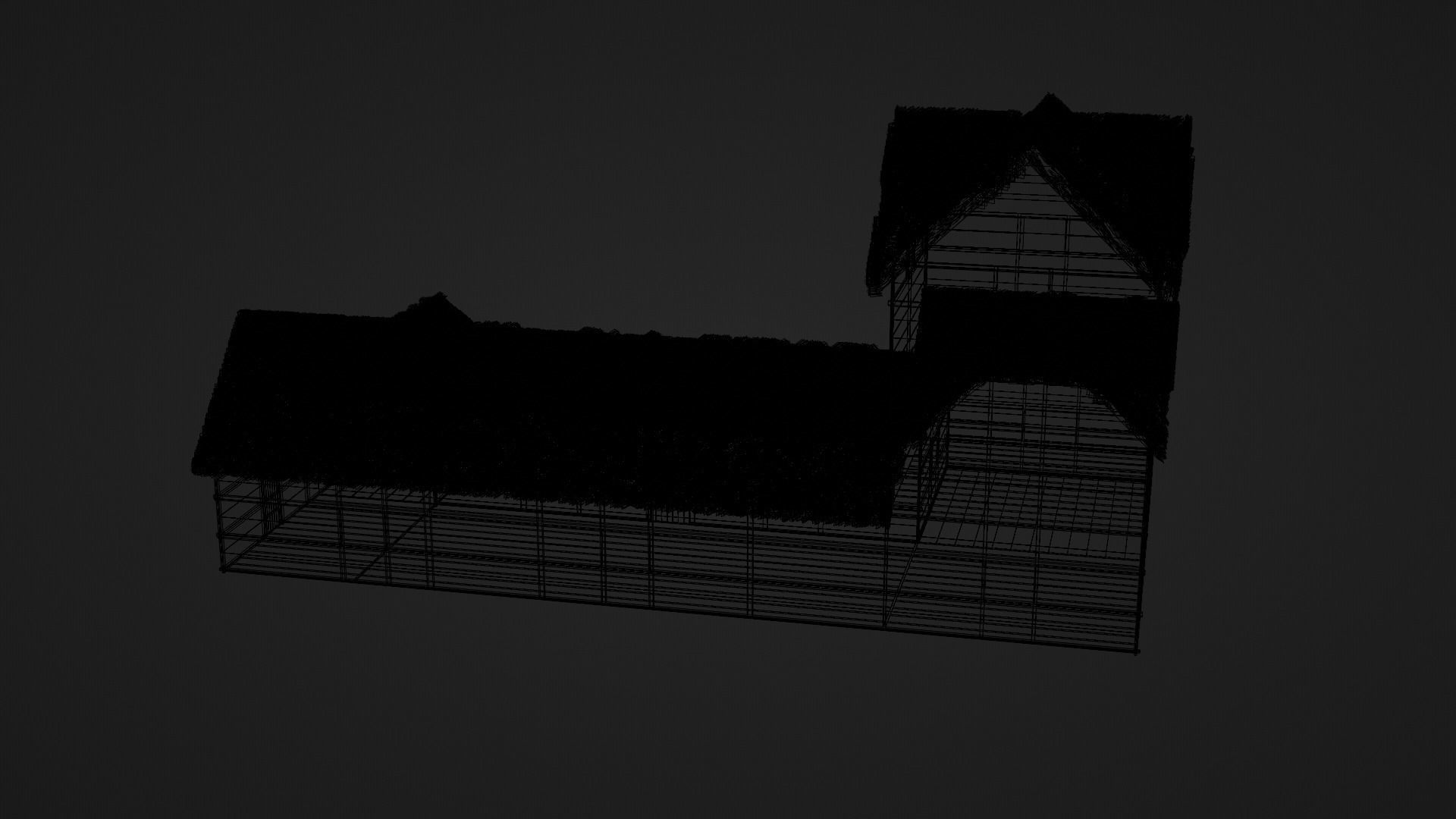 Medieval Inn Low-poly 3D model_14