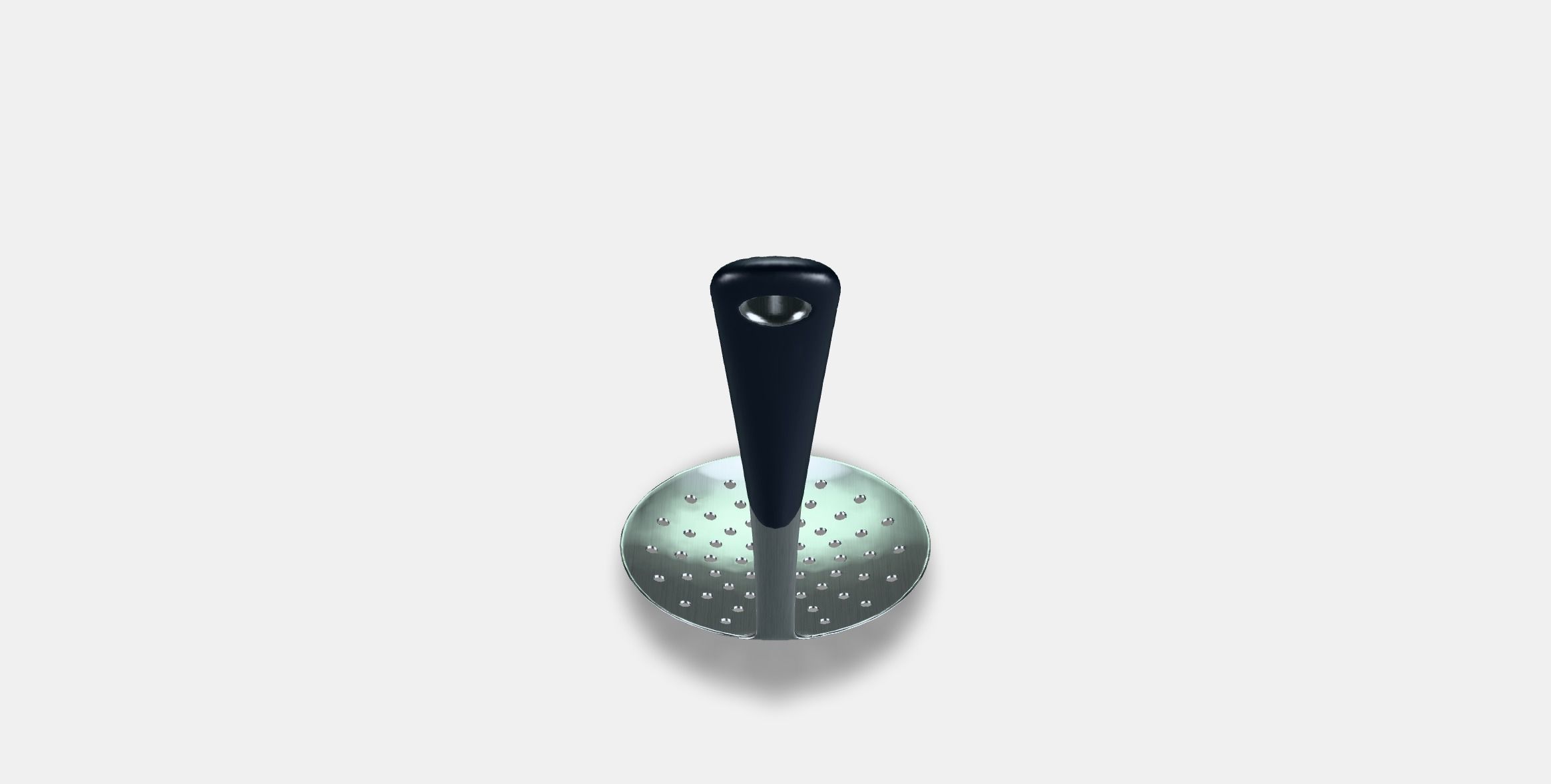 IKEA 365 HJALTE Skimmer Low-poly 3D model_4