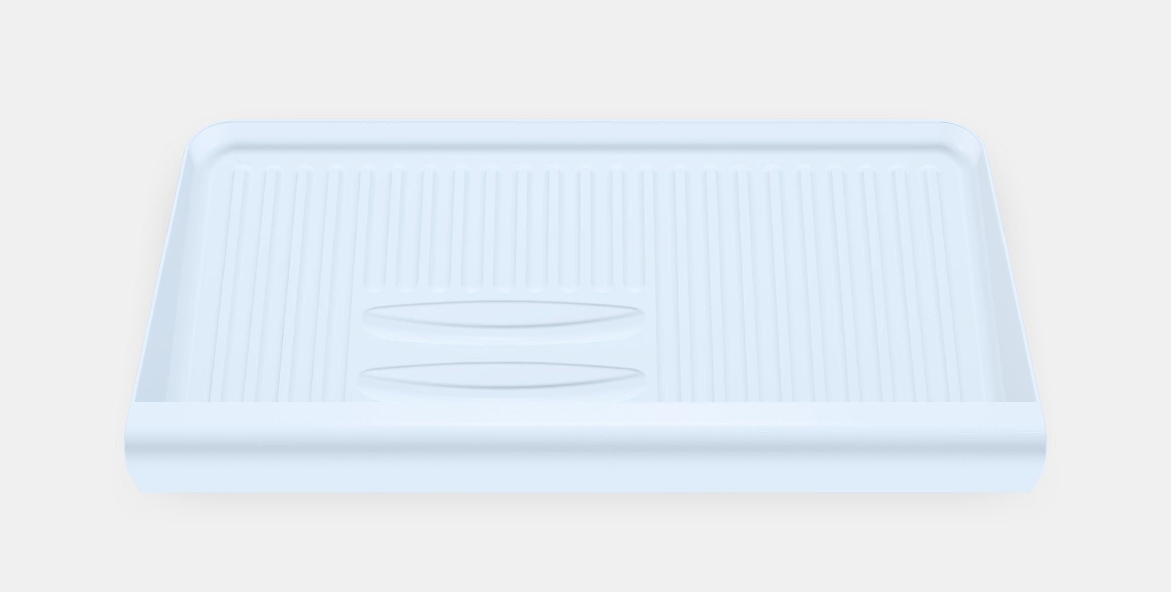 SUNNERSTA Shelf-dish drainer Low-poly 3D model_4