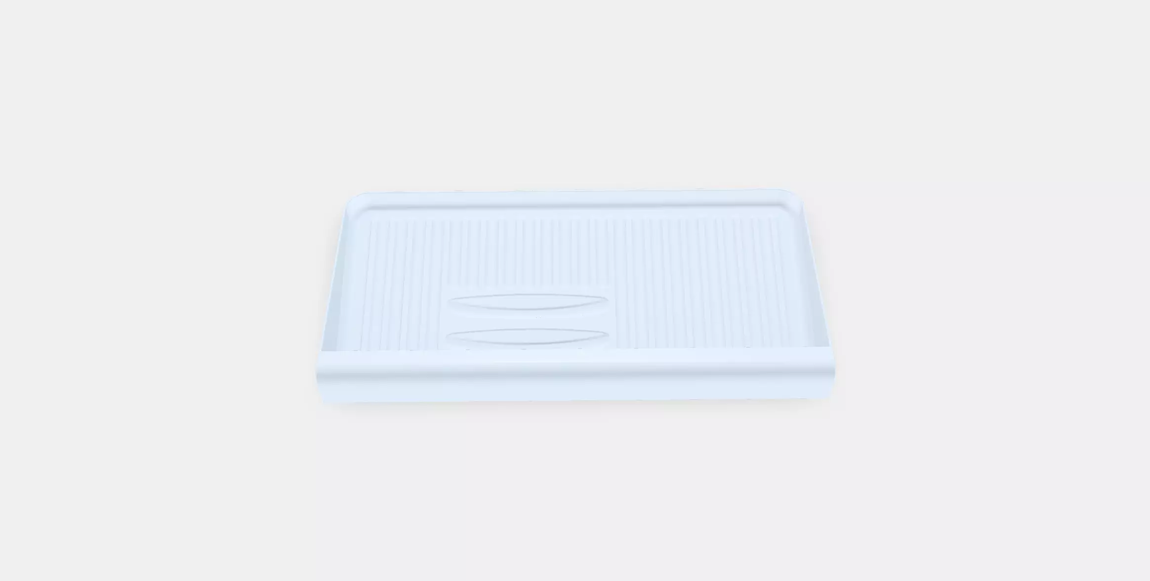 SUNNERSTA Shelf-dish drainer Low-poly 3D model_0