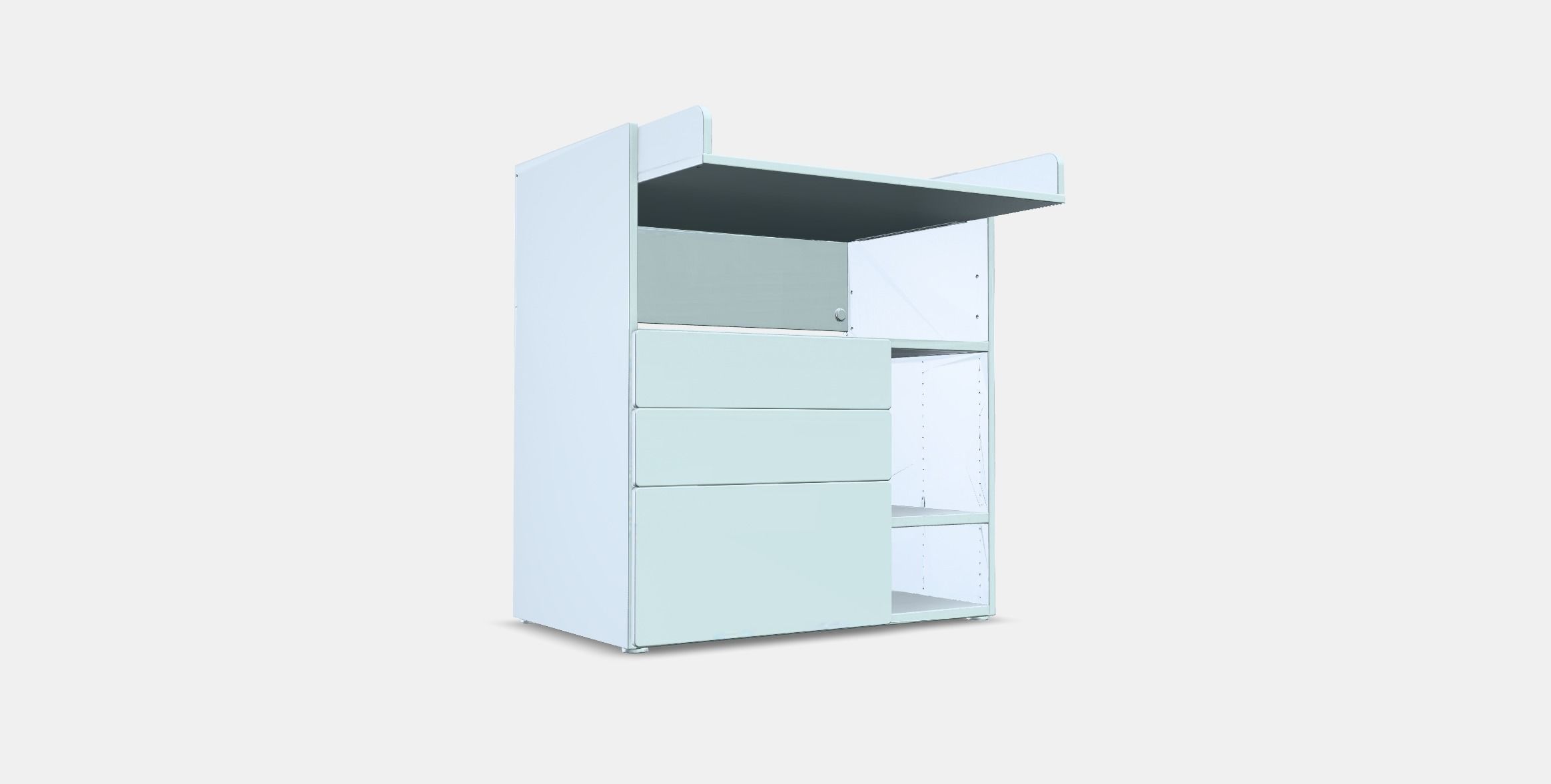 SMASTAD Changing table Low-poly 3D model_2