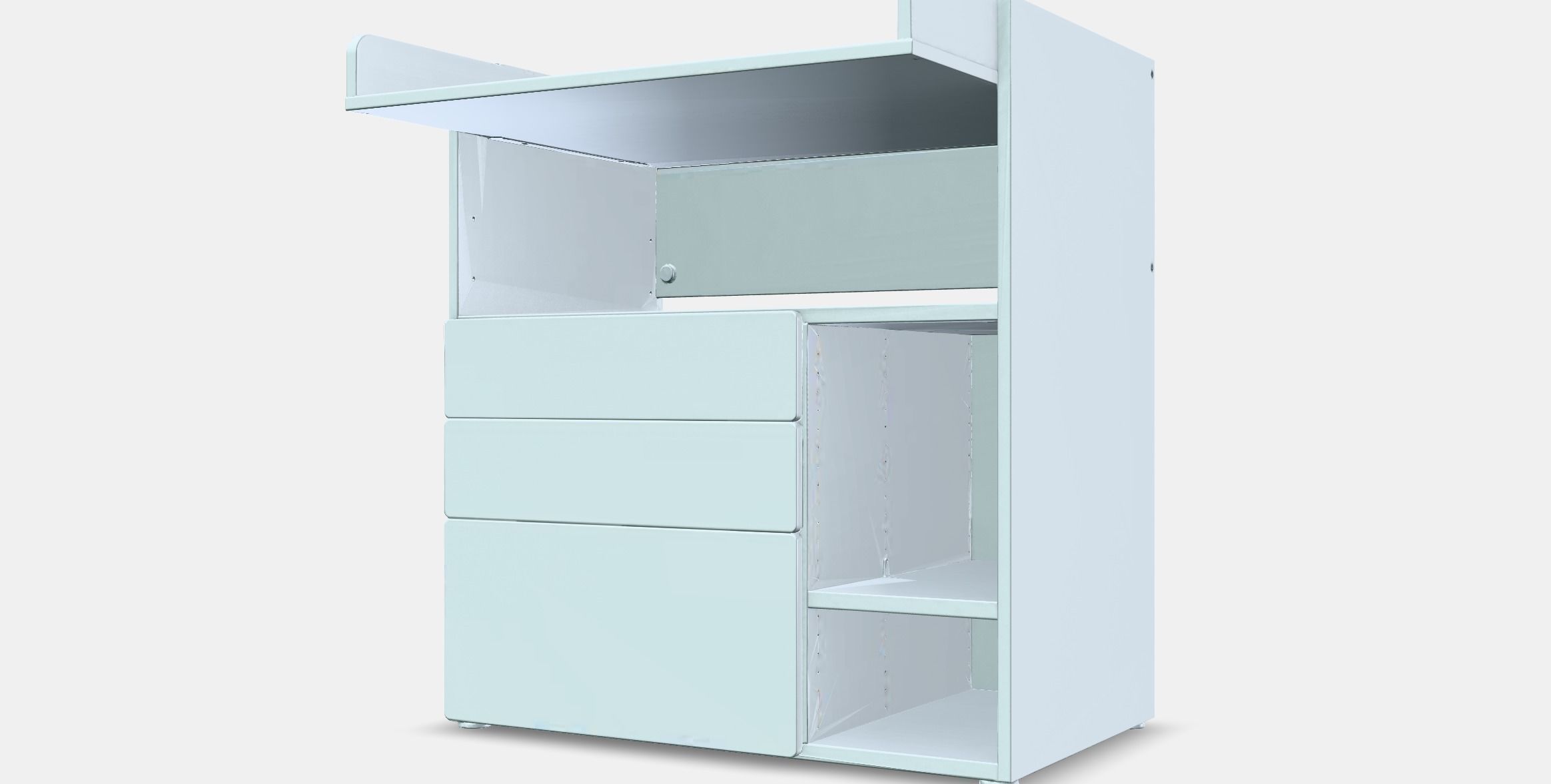 SMASTAD Changing table Low-poly 3D model_13
