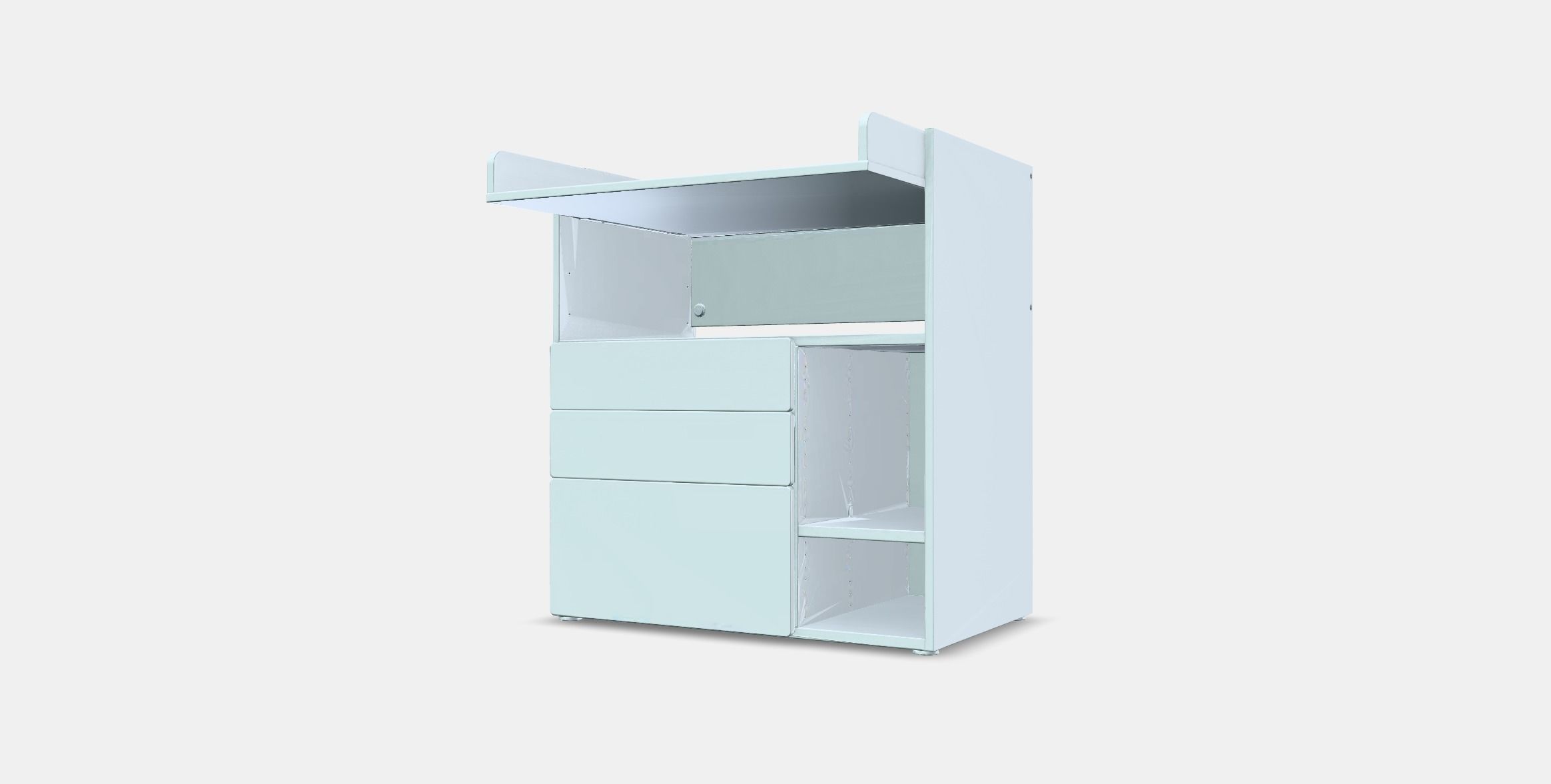 SMASTAD Changing table Low-poly 3D model_12