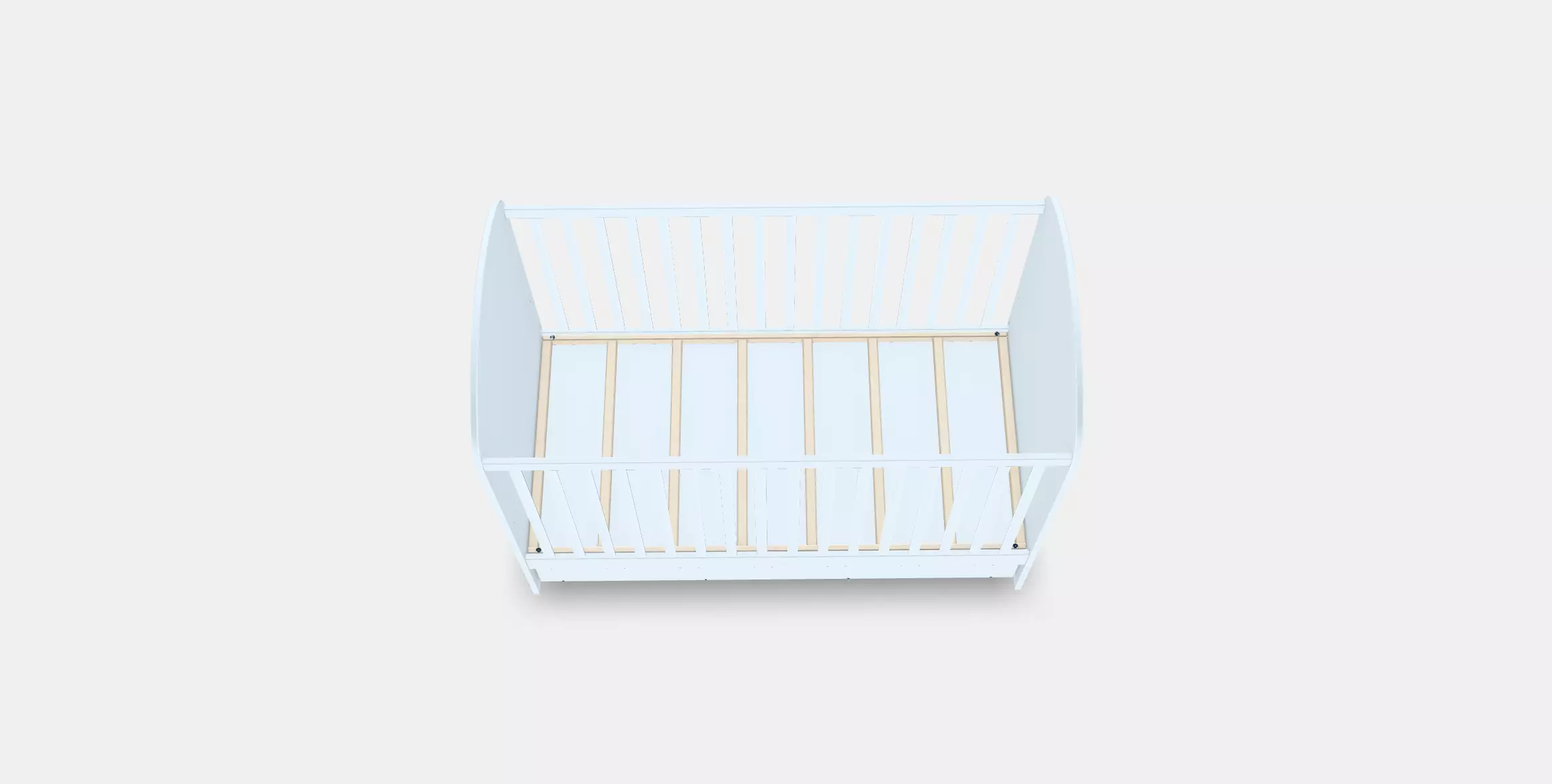 GONATT Cot with drawer Low-poly 3D model_0