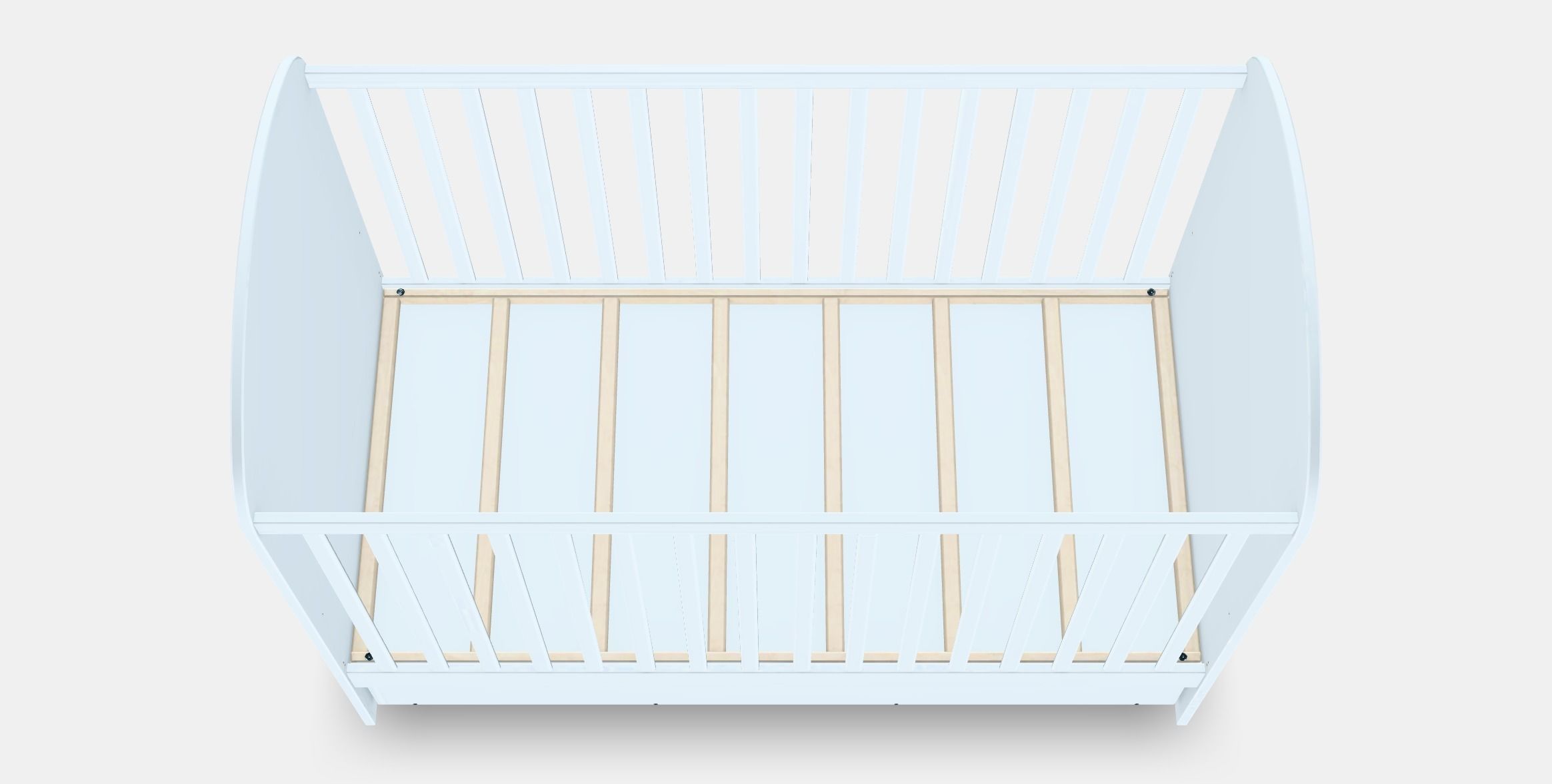 GONATT Cot with drawer Low-poly 3D model_9