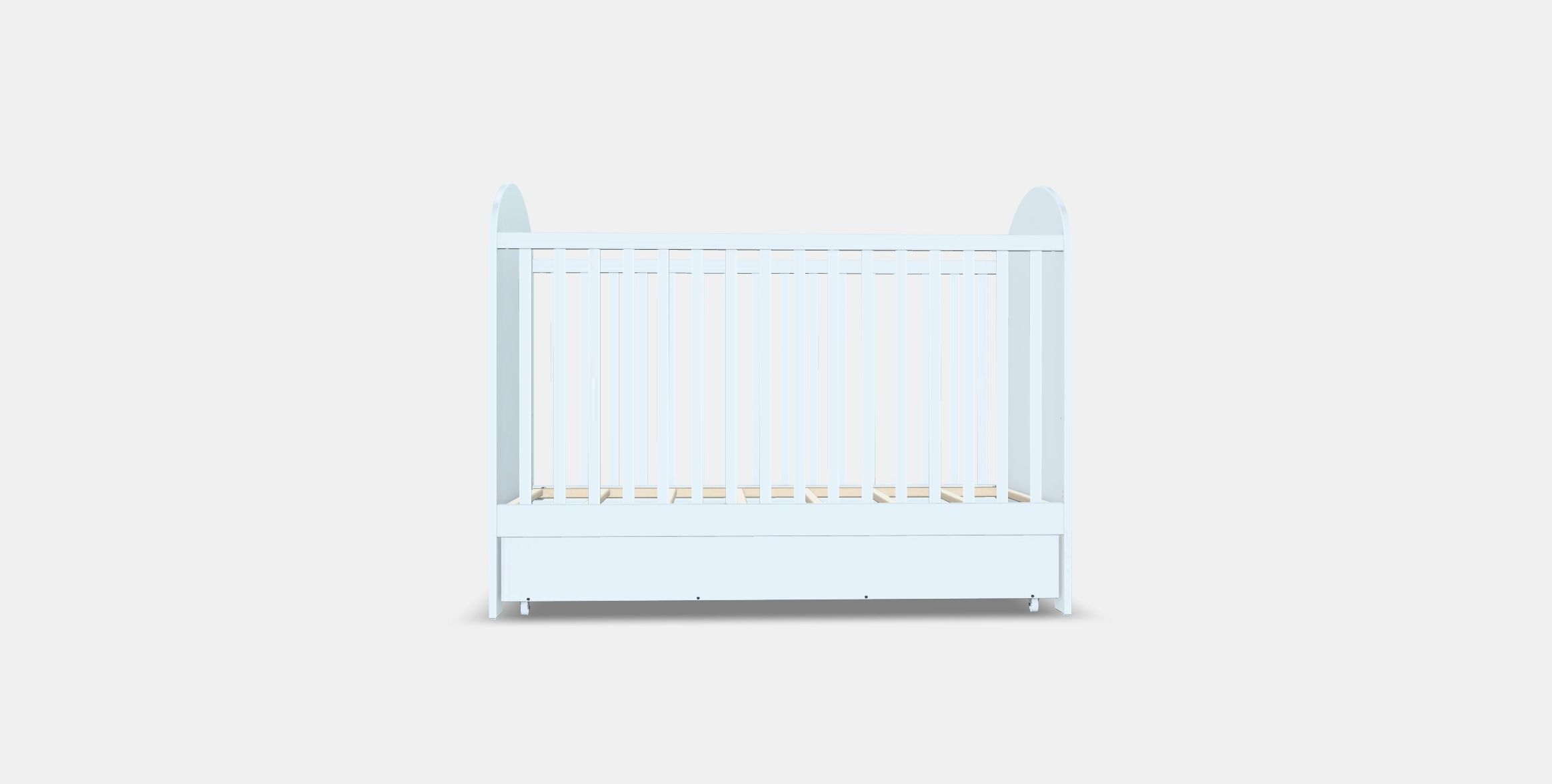 GONATT Cot with drawer Low-poly 3D model_13