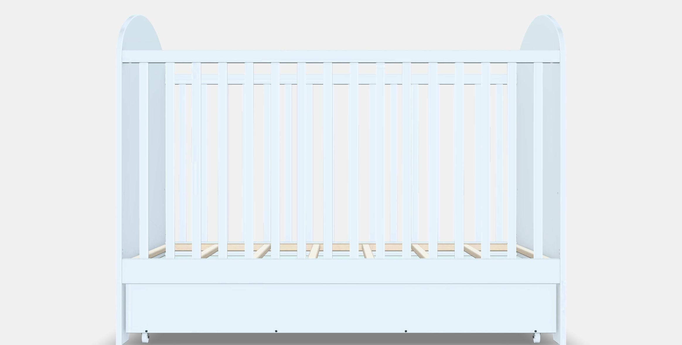 GONATT Cot with drawer Low-poly 3D model_15