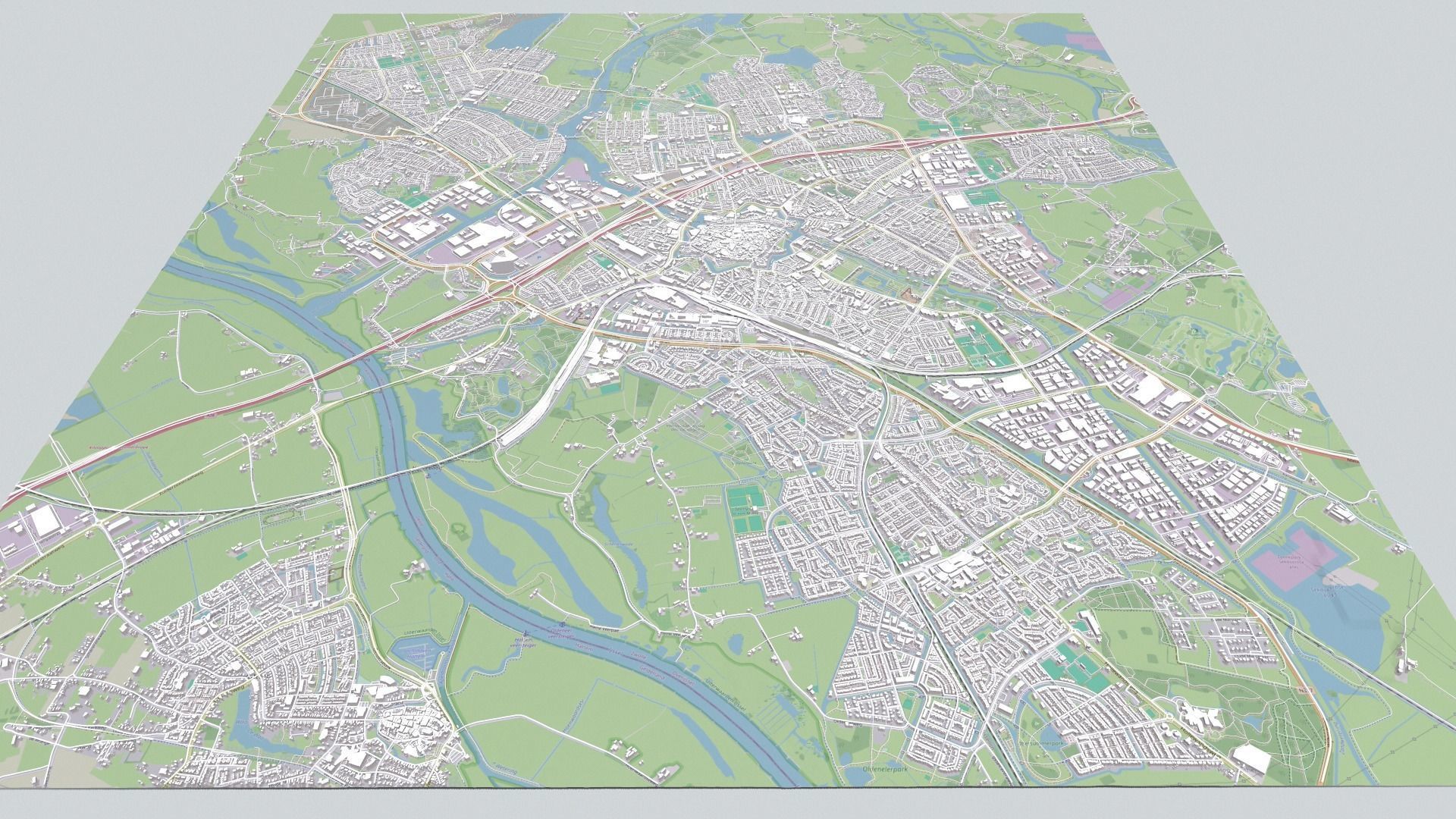 Cityscape Zwolle Netherlands 3D model_5