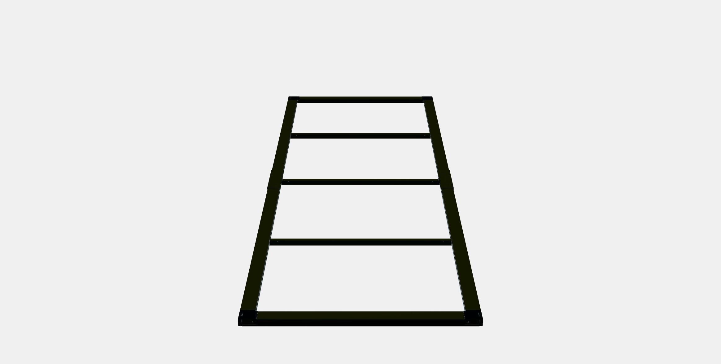 SKYTTA Sliding door frame Low-poly 3D model_8