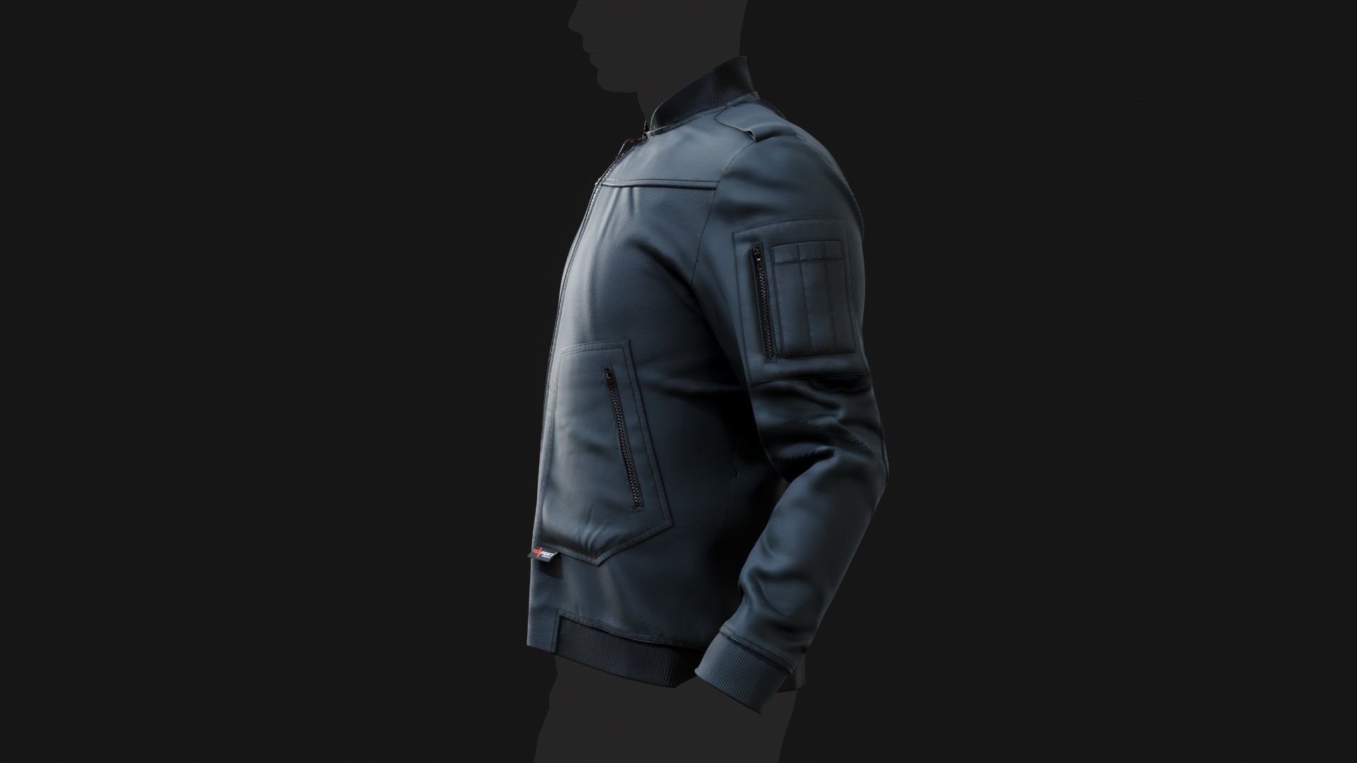 Leader Fleece Innenjacke uniform Outfit for GTA fivem 3D model  Low-poly 3D model_26