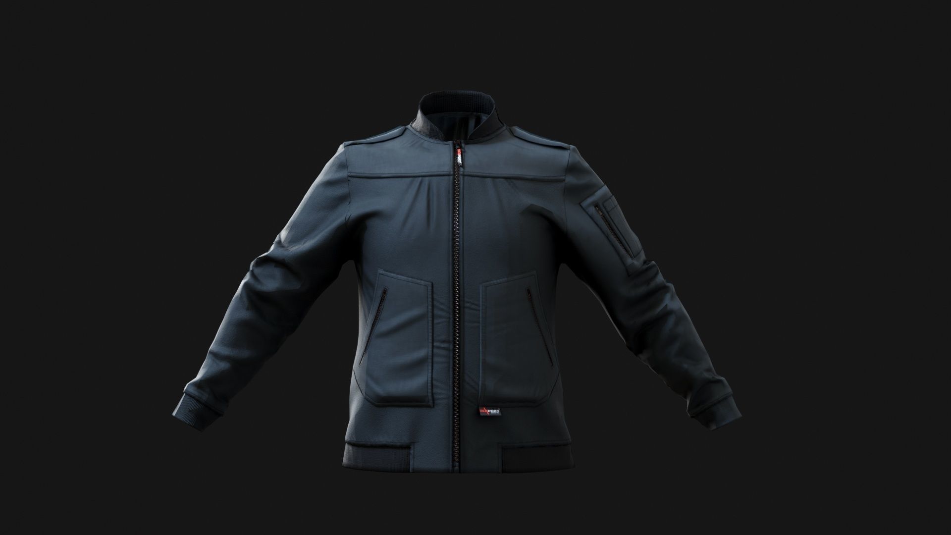 Leader Fleece Innenjacke uniform Outfit for GTA fivem 3D model  Low-poly 3D model_35