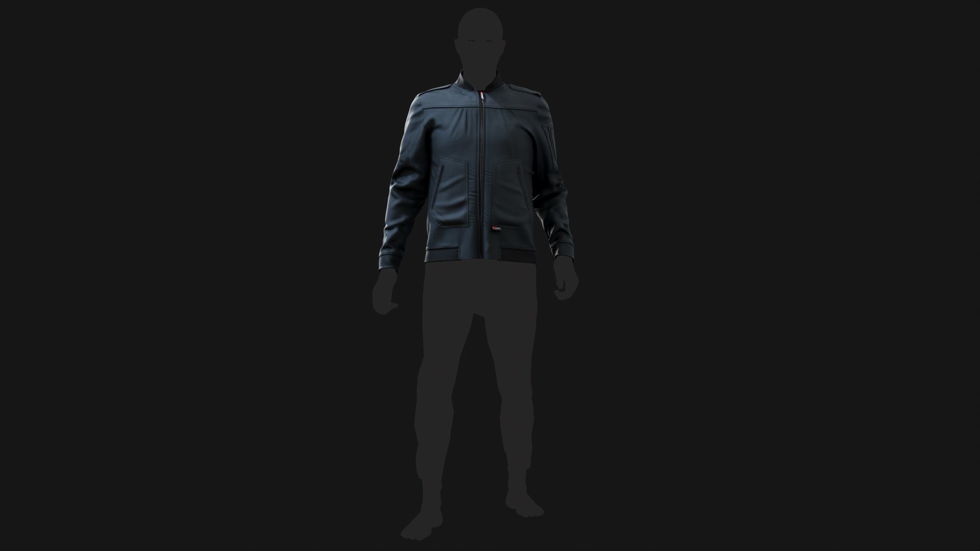 Leader Fleece Innenjacke uniform Outfit for GTA fivem 3D model  Low-poly 3D model_24