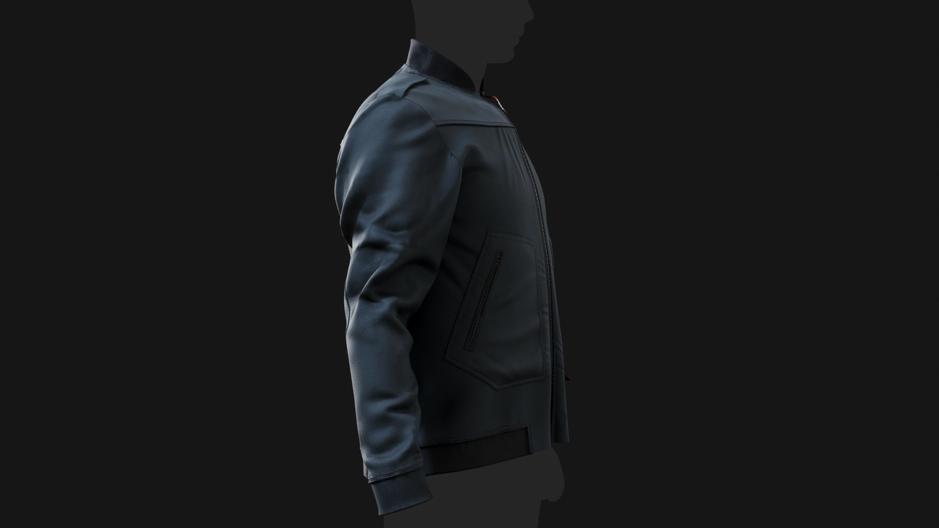 Leader Fleece Innenjacke uniform Outfit for GTA fivem 3D model  Low-poly 3D model_13