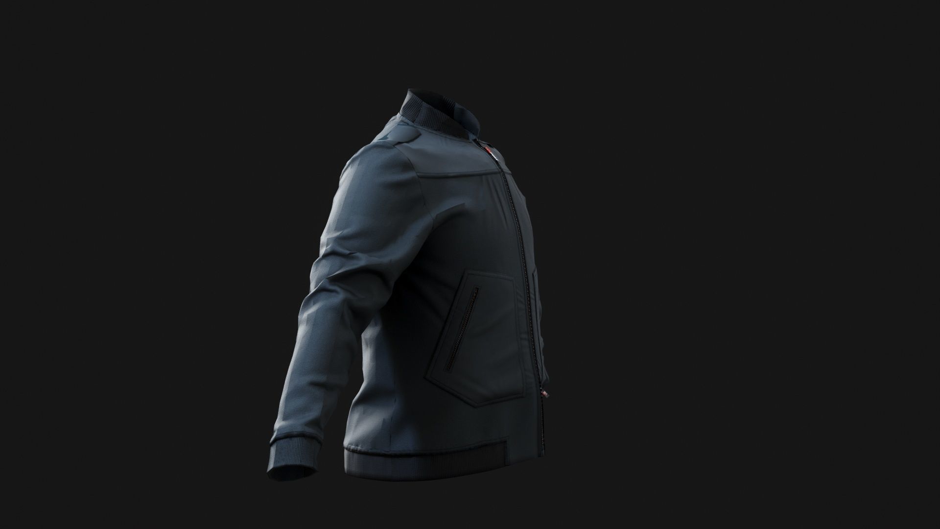 Leader Fleece Innenjacke uniform Outfit for GTA fivem 3D model  Low-poly 3D model_36