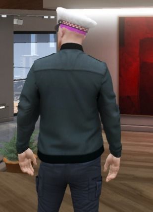 Leader Fleece Innenjacke uniform Outfit for GTA fivem 3D model  Low-poly 3D model_10