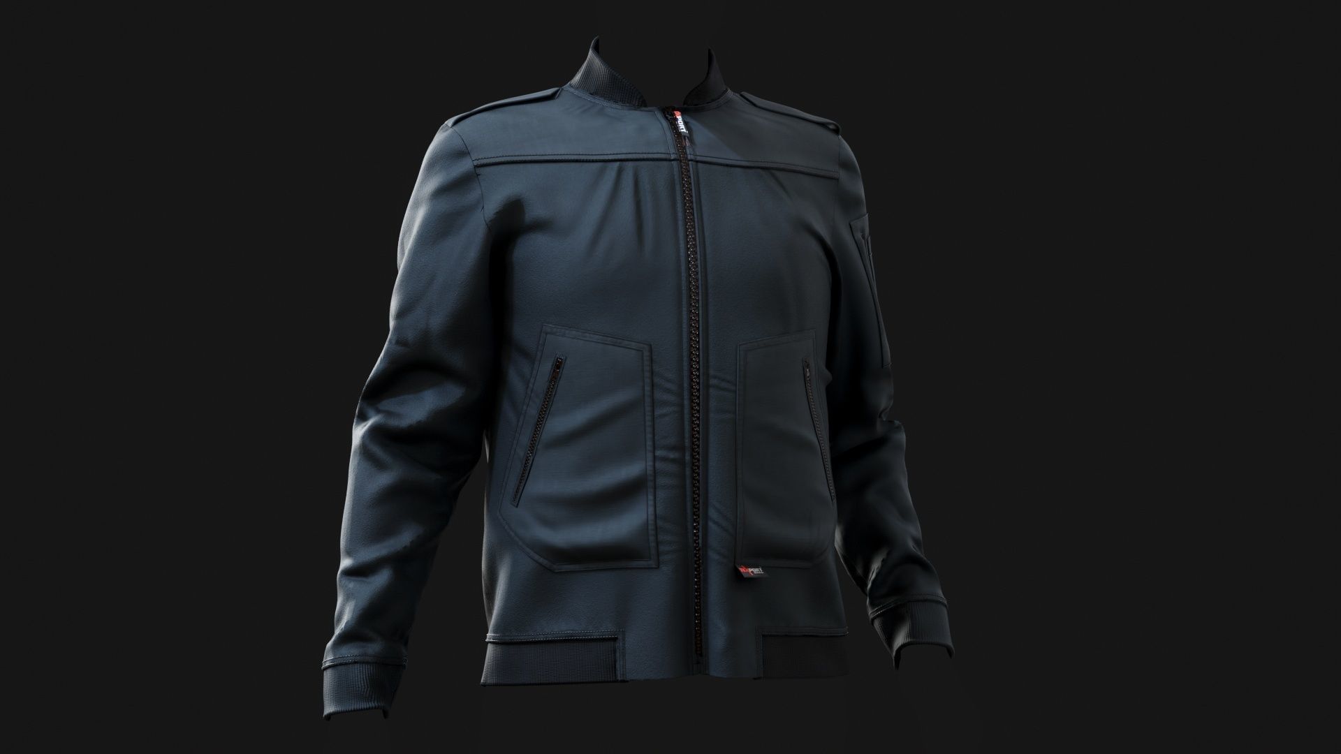 Leader Fleece Innenjacke uniform Outfit for GTA fivem 3D model  Low-poly 3D model_31