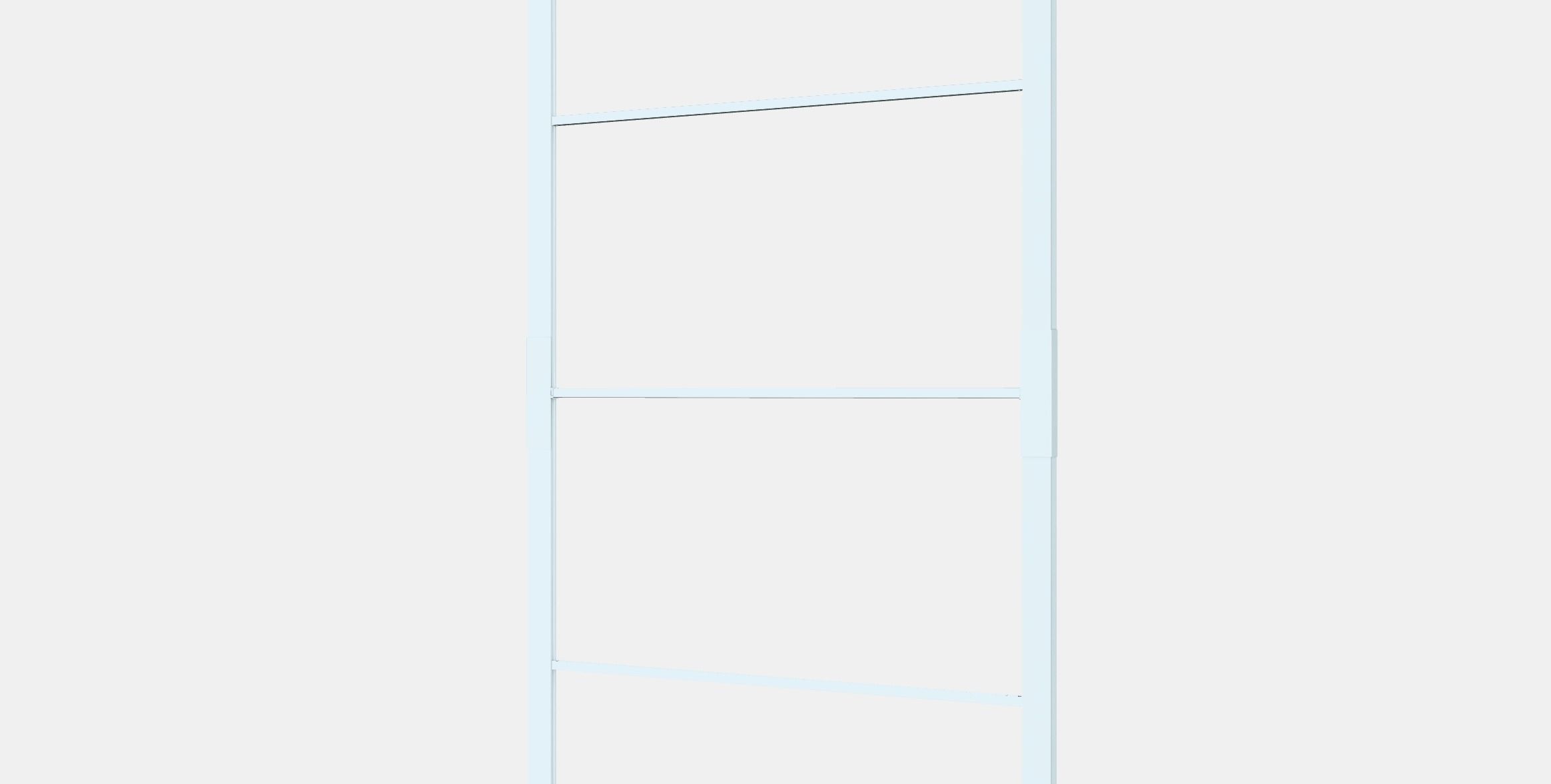 SKYTTA Sliding door frame 2 Low-poly 3D model_5