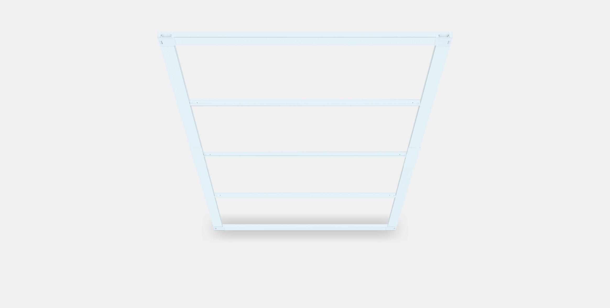 SKYTTA Sliding door frame 2 Low-poly 3D model_7