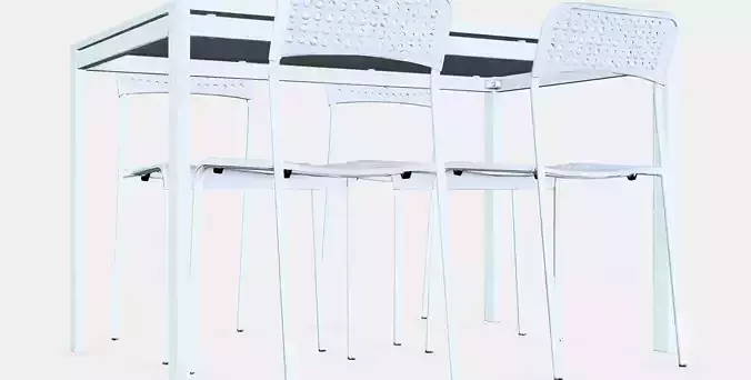 MELLTORP - ADDE Table and 4 chairs