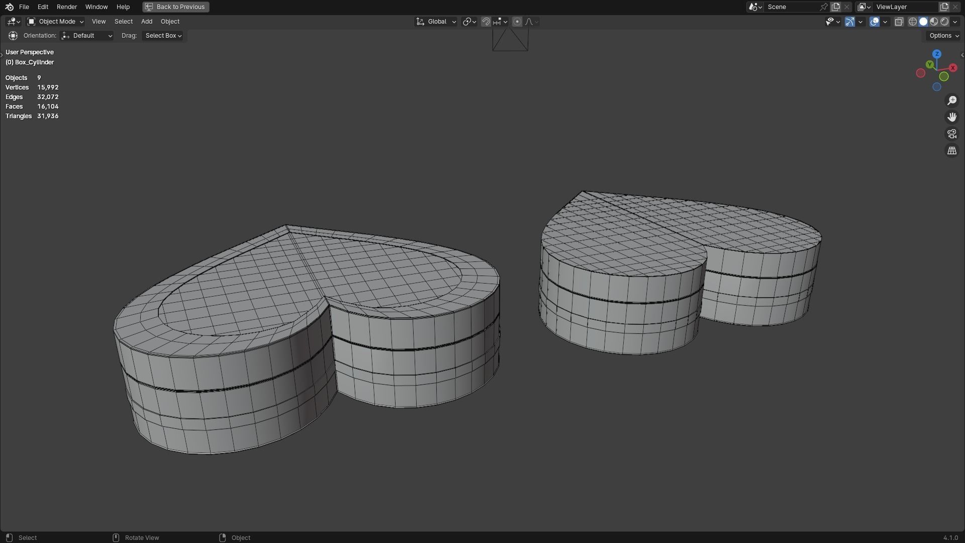 Gift Box Valentine Heart shape with Ribbon Low-poly 3D model_9