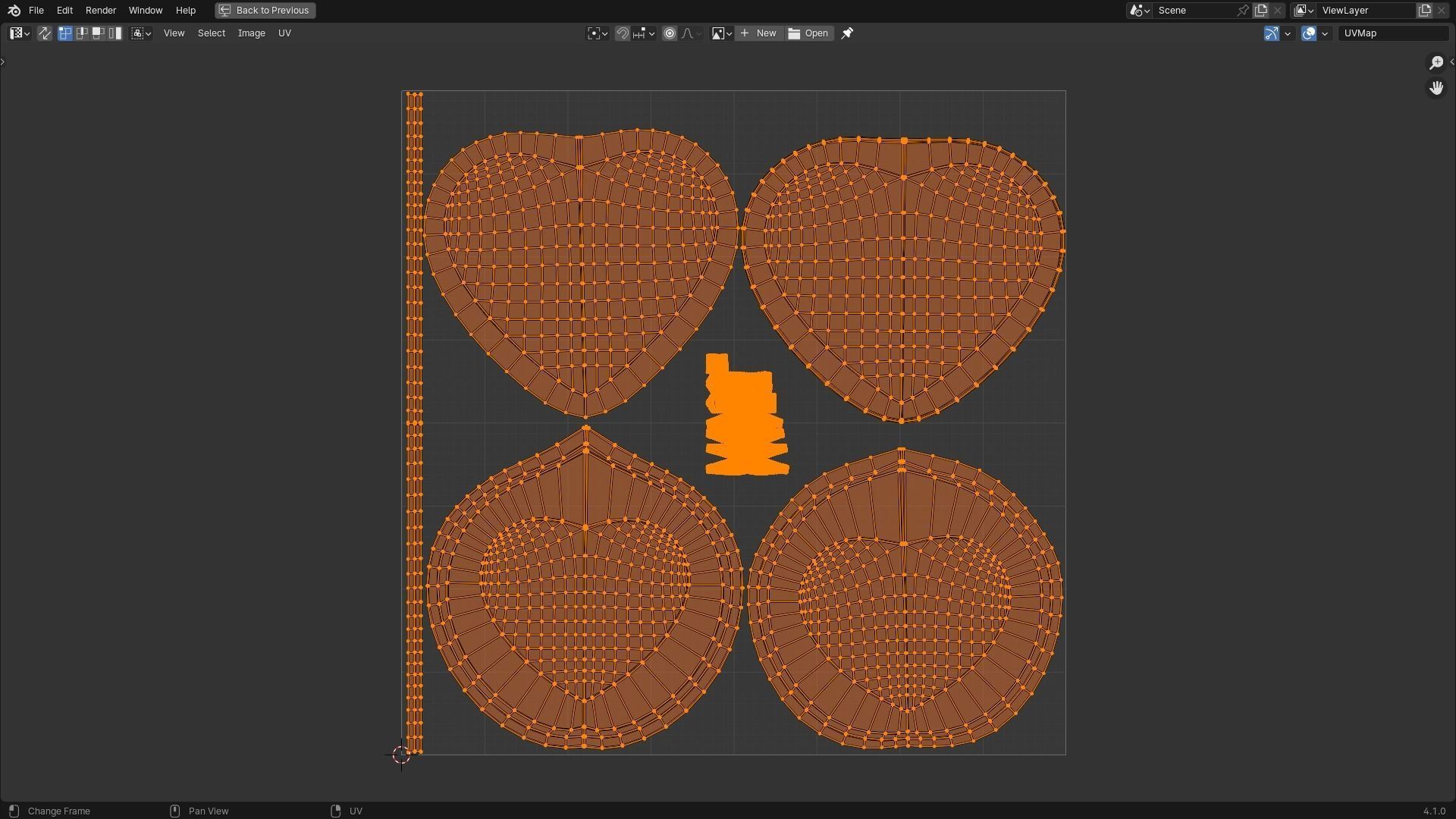 Gift Box Valentine Heart shape with Ribbon Low-poly 3D model_10