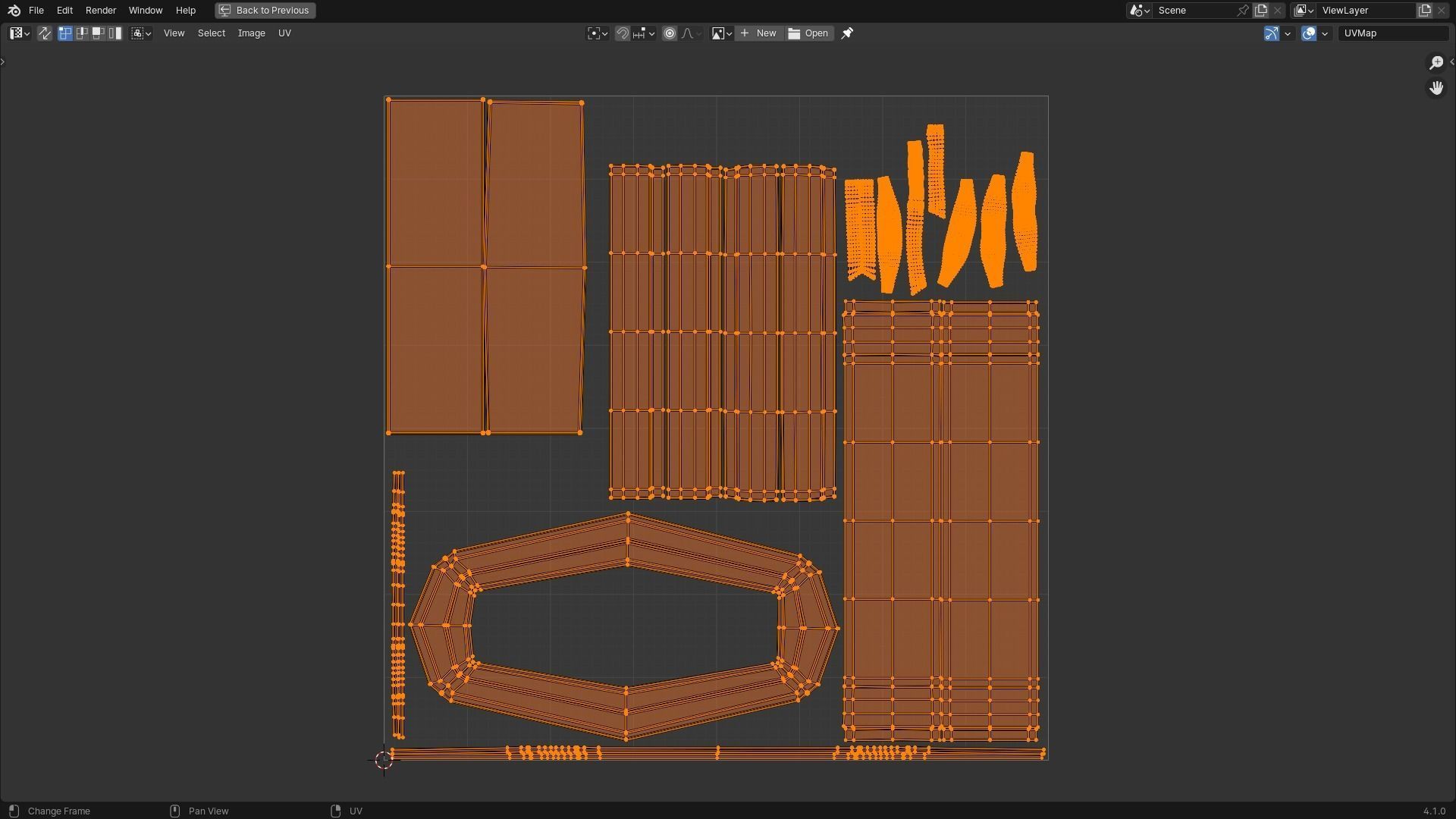 Gift Box Rectangle shape with Ribbon Low-poly 3D model_9