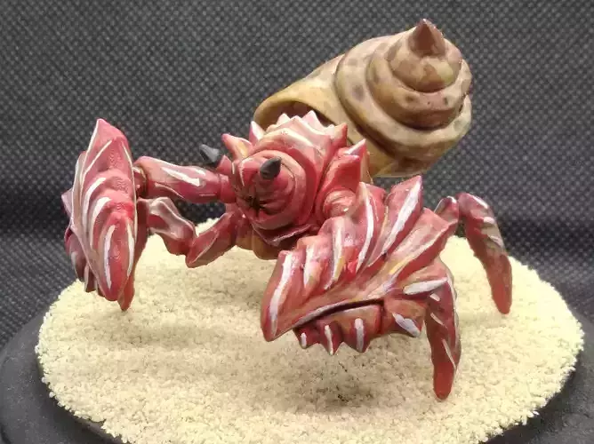 Giant Hermit Crab Miniature 3D print model