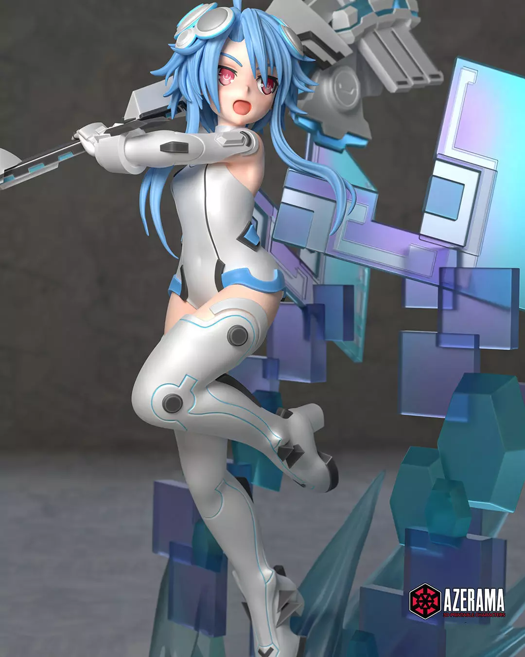 White Heart STL Ready for 3D Printing 3D print model_4