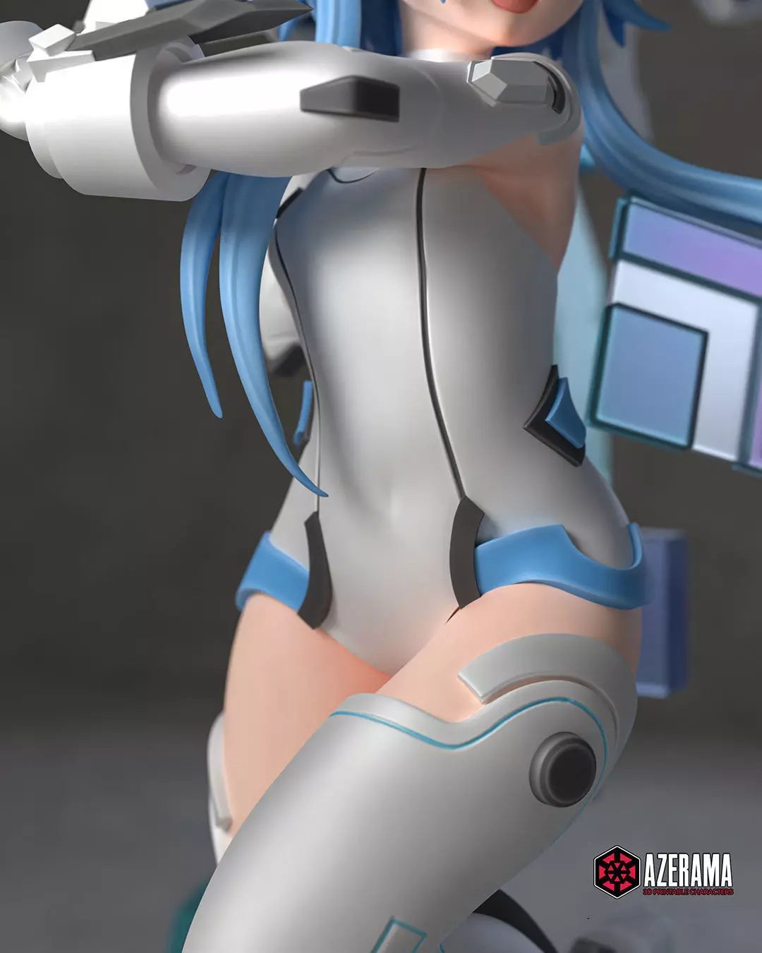 White Heart STL Ready for 3D Printing 3D print model_7