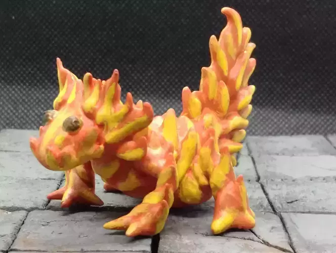 Fire Elemental Miniature