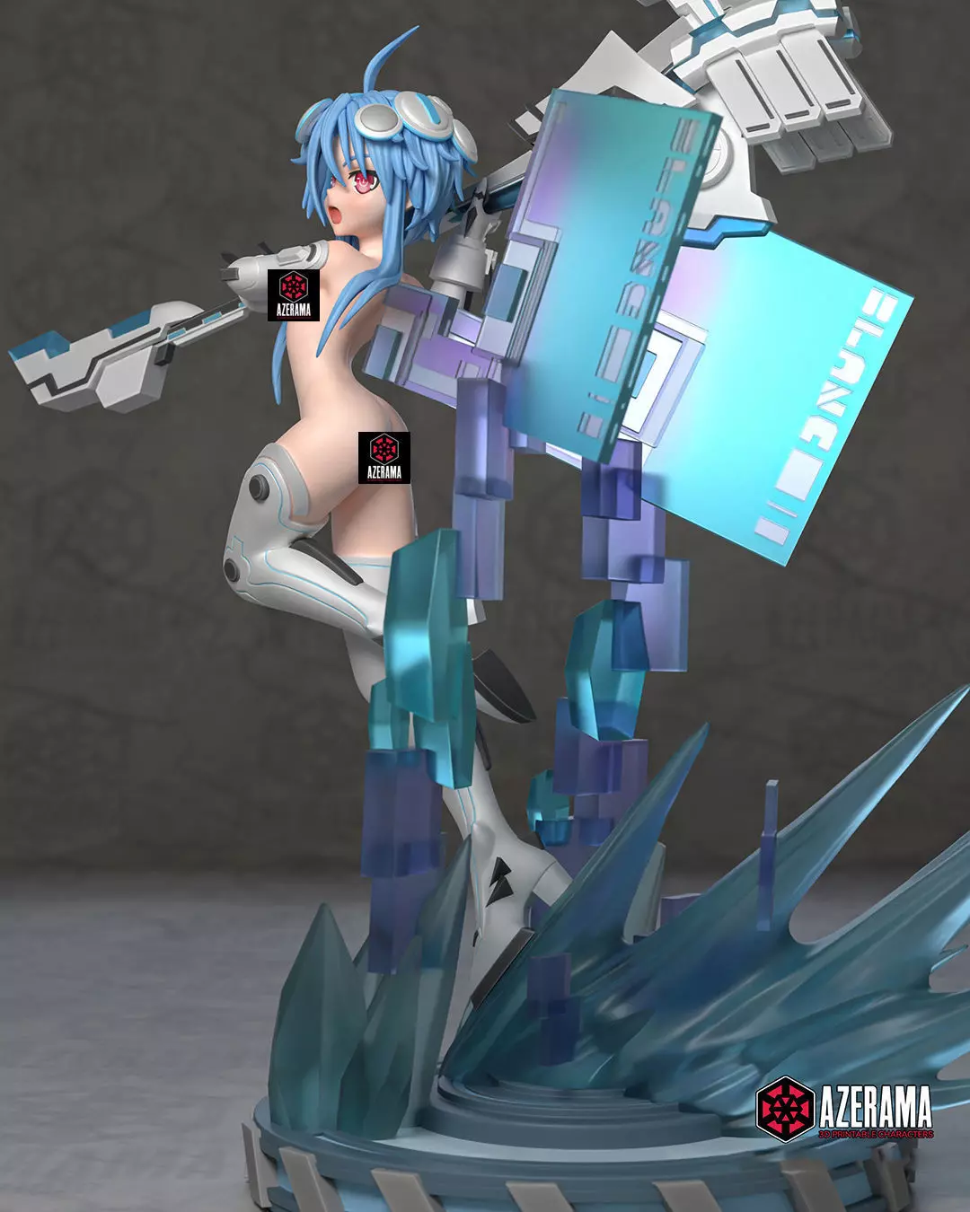 White Heart NSFW STL Ready for 3D Printing 3D print model_6