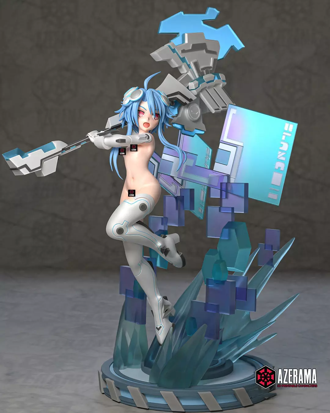 White Heart NSFW STL Ready for 3D Printing 3D print model_2