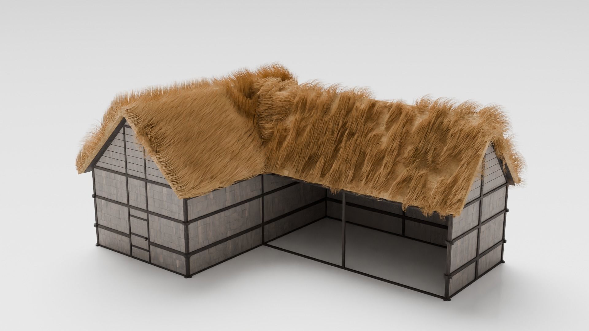 Medieval Blacksmith Low-poly 3D model_1