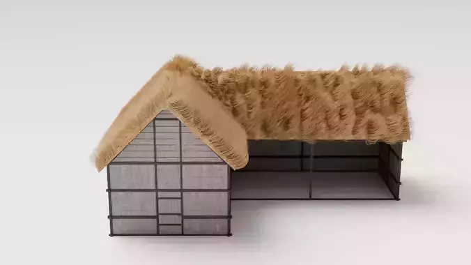 Medieval Blacksmith Low-poly 3D model