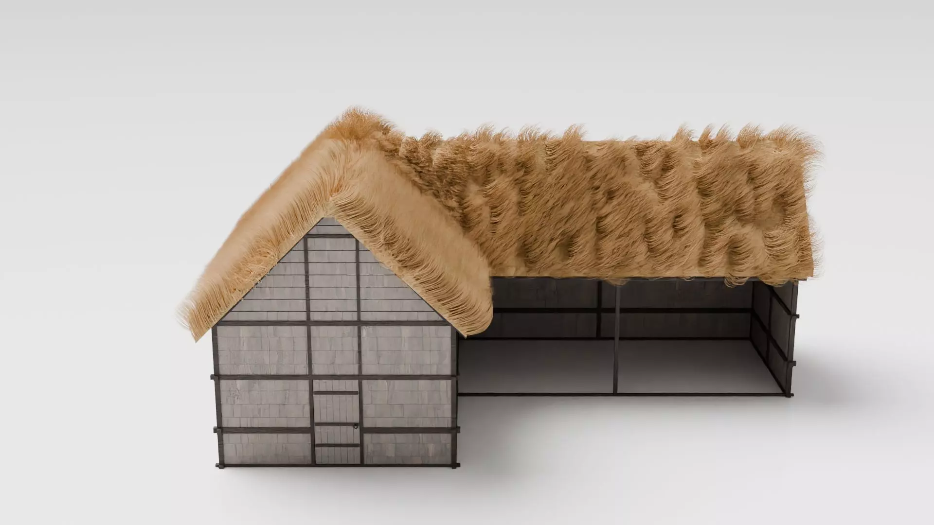 Medieval Blacksmith Low-poly 3D model_0