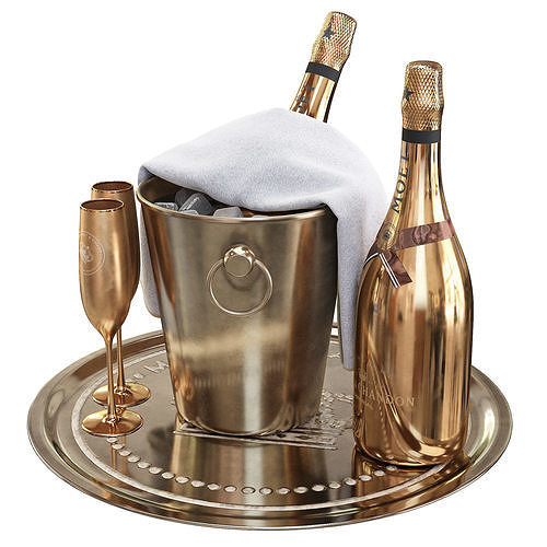Moet and Chandon Imperial Brut 3D model 2
