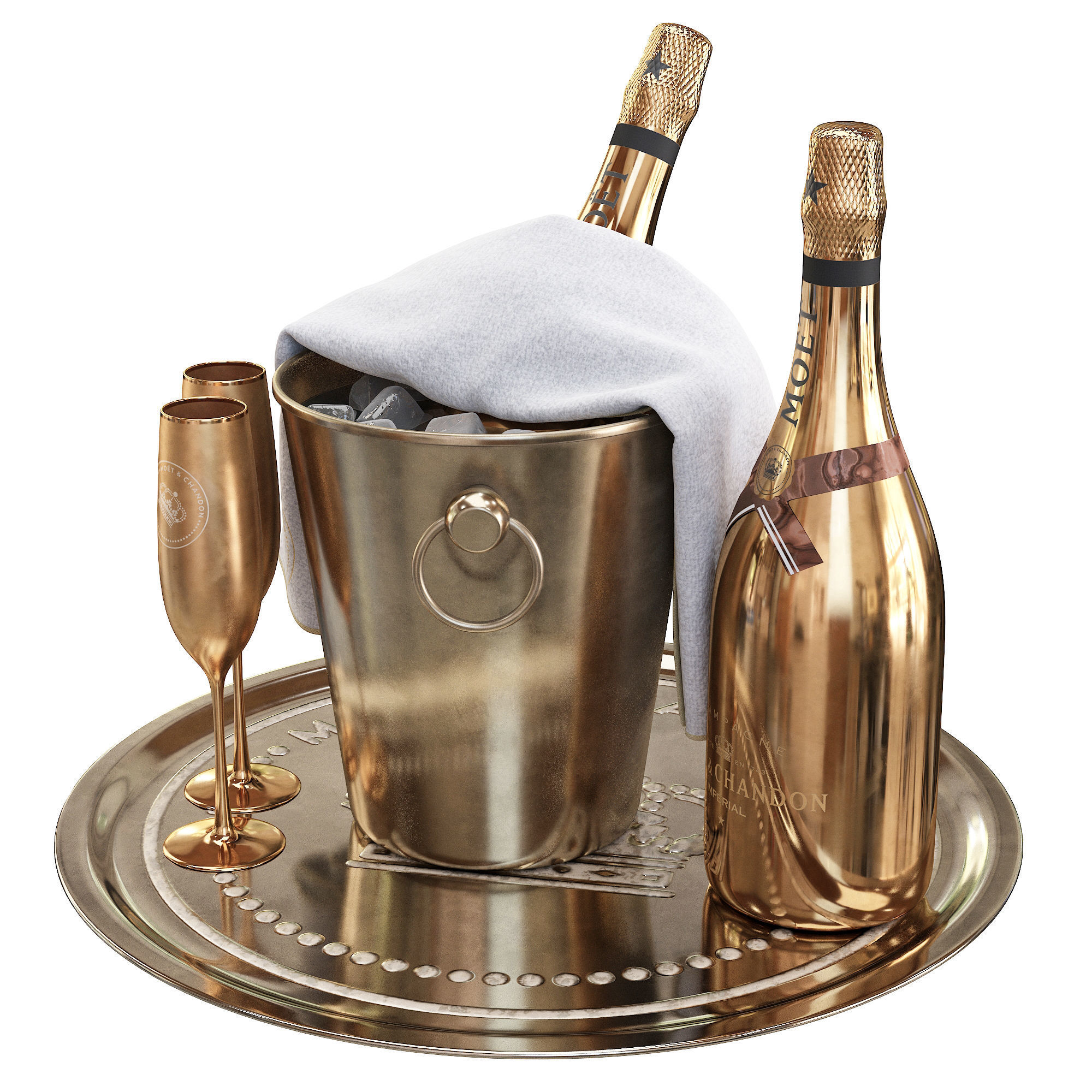 Moet and Chandon Imperial Brut 3D model_1