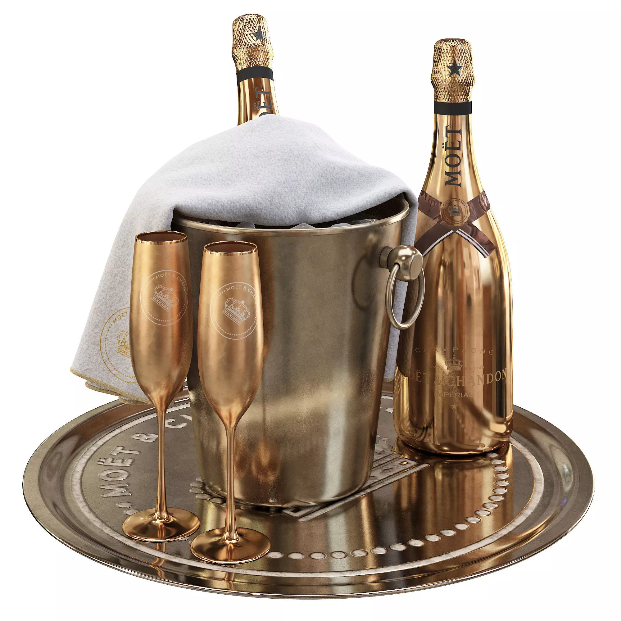 Moet and Chandon Imperial Brut 3D model_0