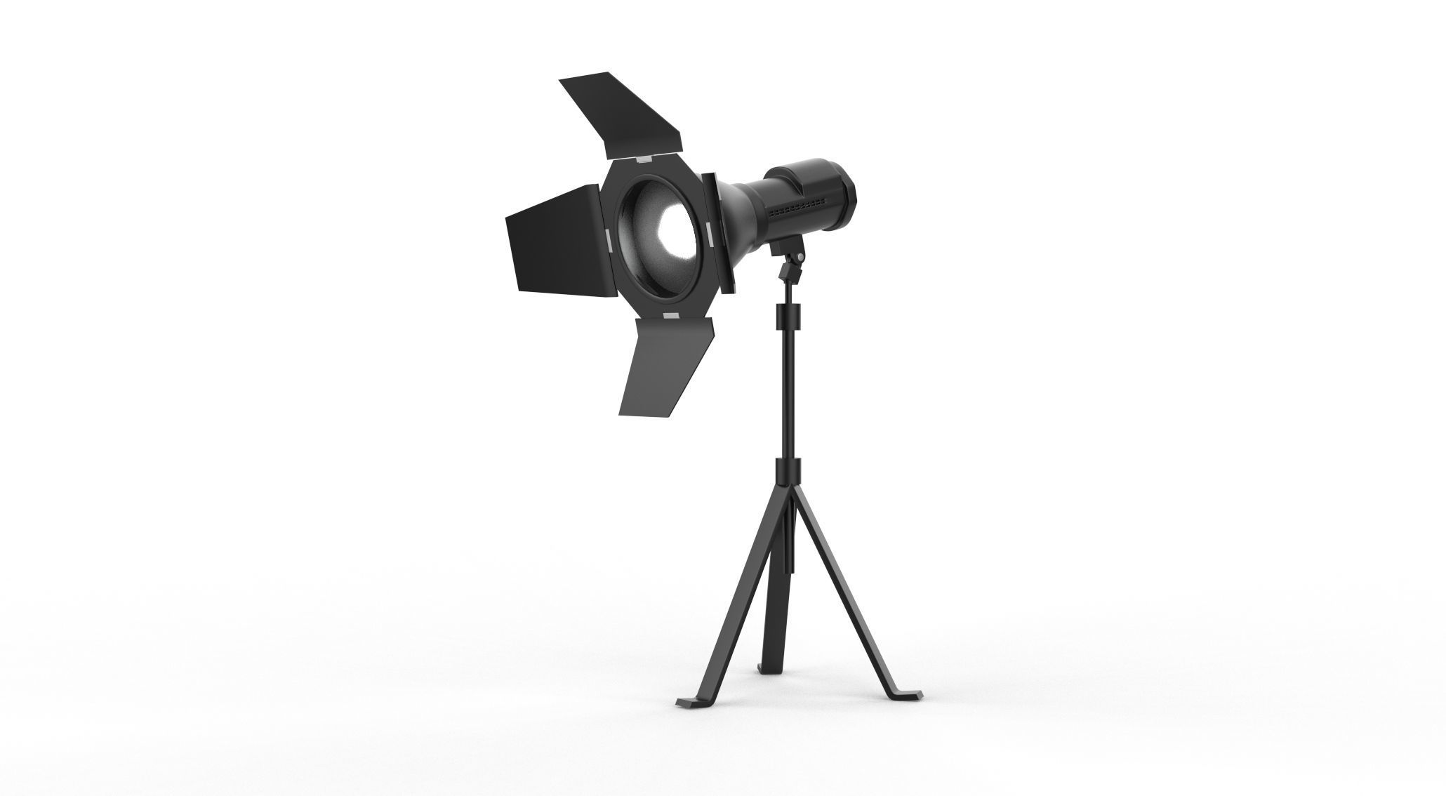 Studio Backdrop And Lights Kit Collection  3D model_7