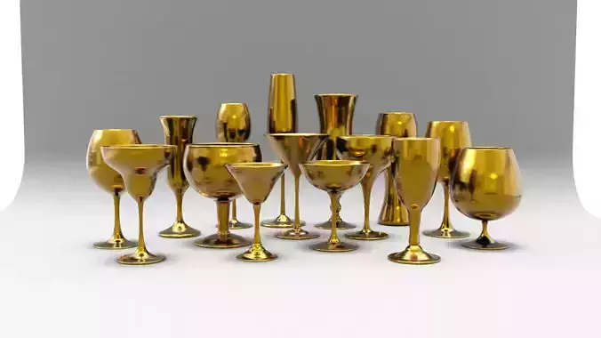 CRISTALERIA DE BAR 3D model