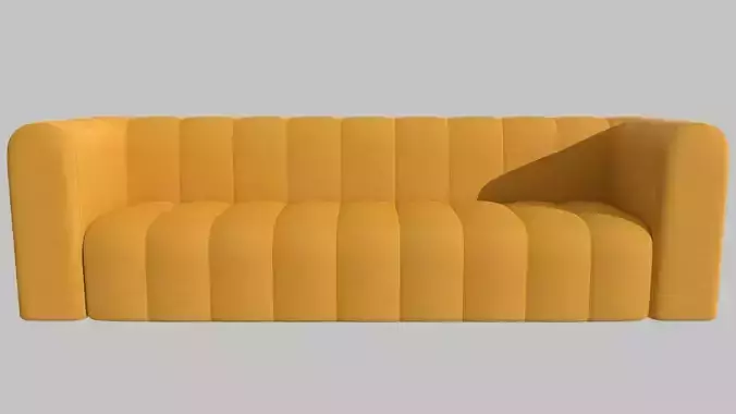 yellow velvet sofa three seater