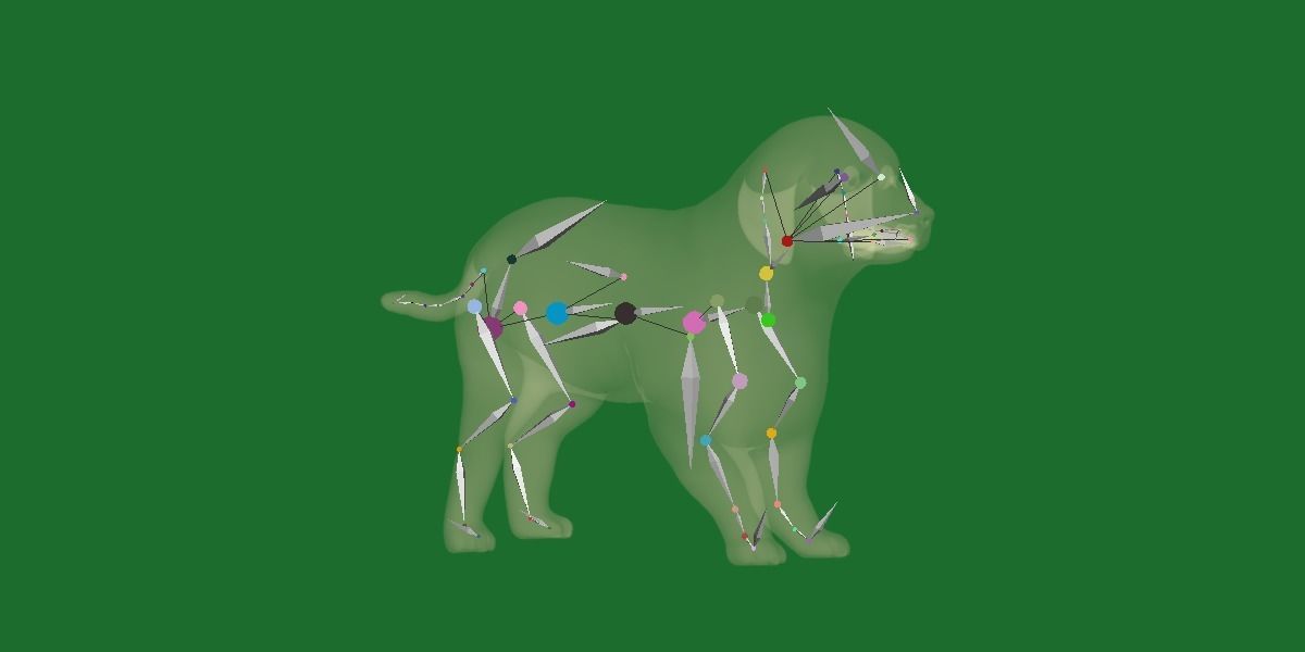 Retriever Puppy Dog 3D model_33