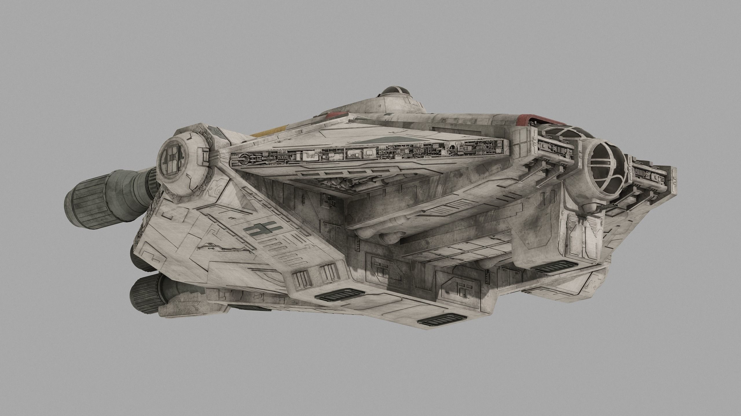 VCX-100 Ghost Remastered - Star Wars Ahsoka 3D model | CGTrader