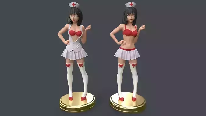 Anime Sexy Nurse Sister 3D Printing 3D print model