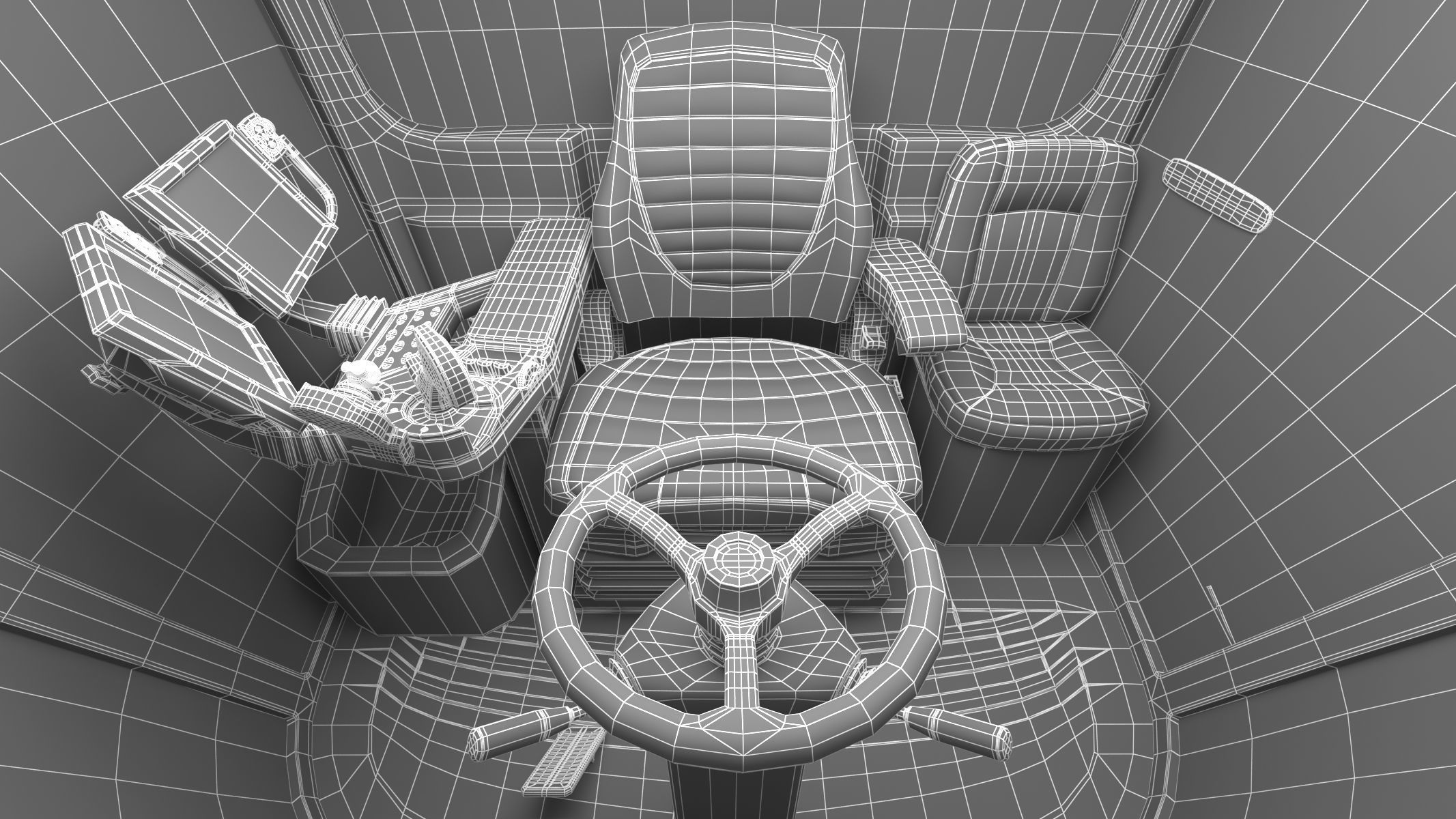 Fendt Rogator 600 Crop Protection Sprayers 3D model_42